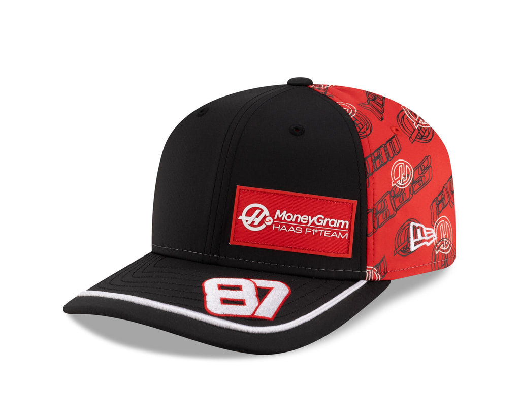 Haas Racing F1 New Era 9Seventy Special Edition Ollie Bearman Japan GP Hat - Black Hats Haas F1 Racing Team 