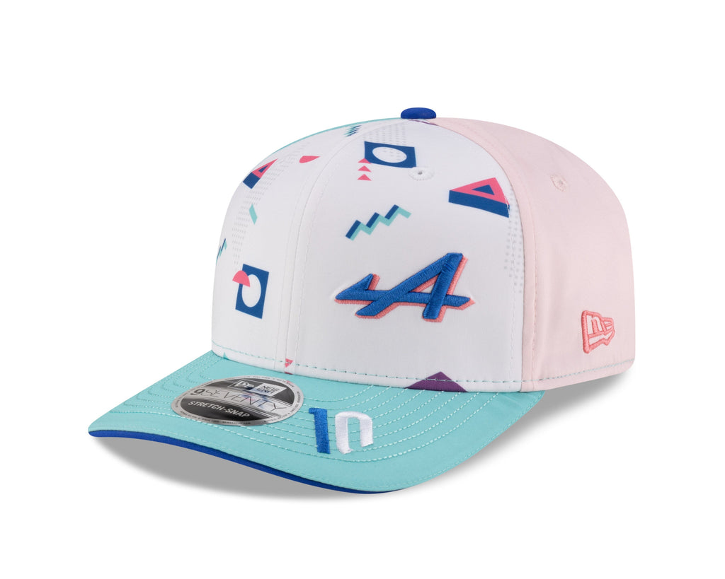 Alpine Racing F1 New Era 9Seventy Special Edition Pierre Gasly Miami GP Hat - White Hats Alpine 