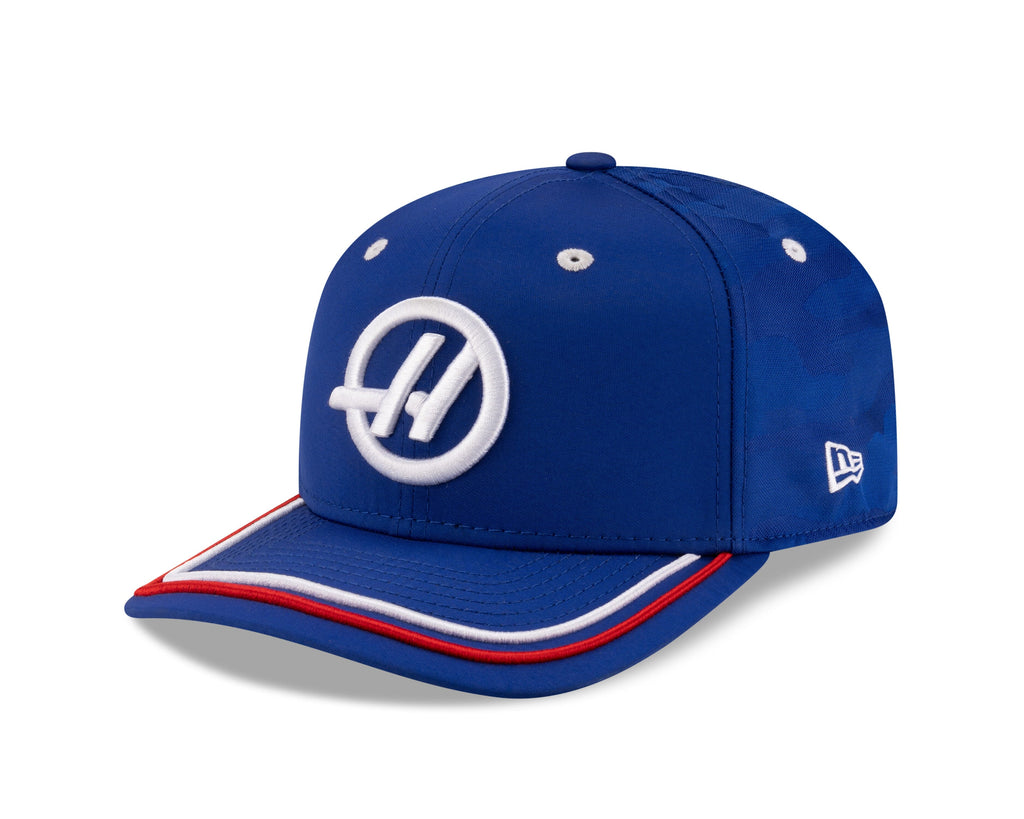 Haas Racing F1 New Era 9Seventy Special Edition Silverstone GP Hat - Blue Hats Haas F1 Racing Team 