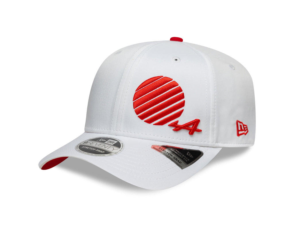 Alpine Racing F1 New Era 9Seventy Special Edition Japan GP Hat - White Hats Alpine 