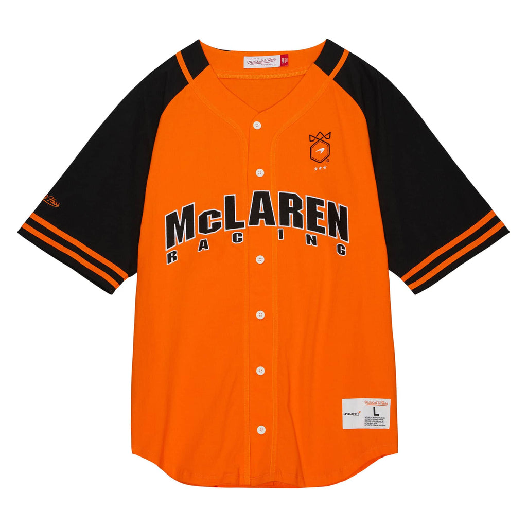 McLaren Racing F1 Mitchell & Ness Special Edition Monaco GP Triple Crown Baseball Jersey Jersey McLaren 